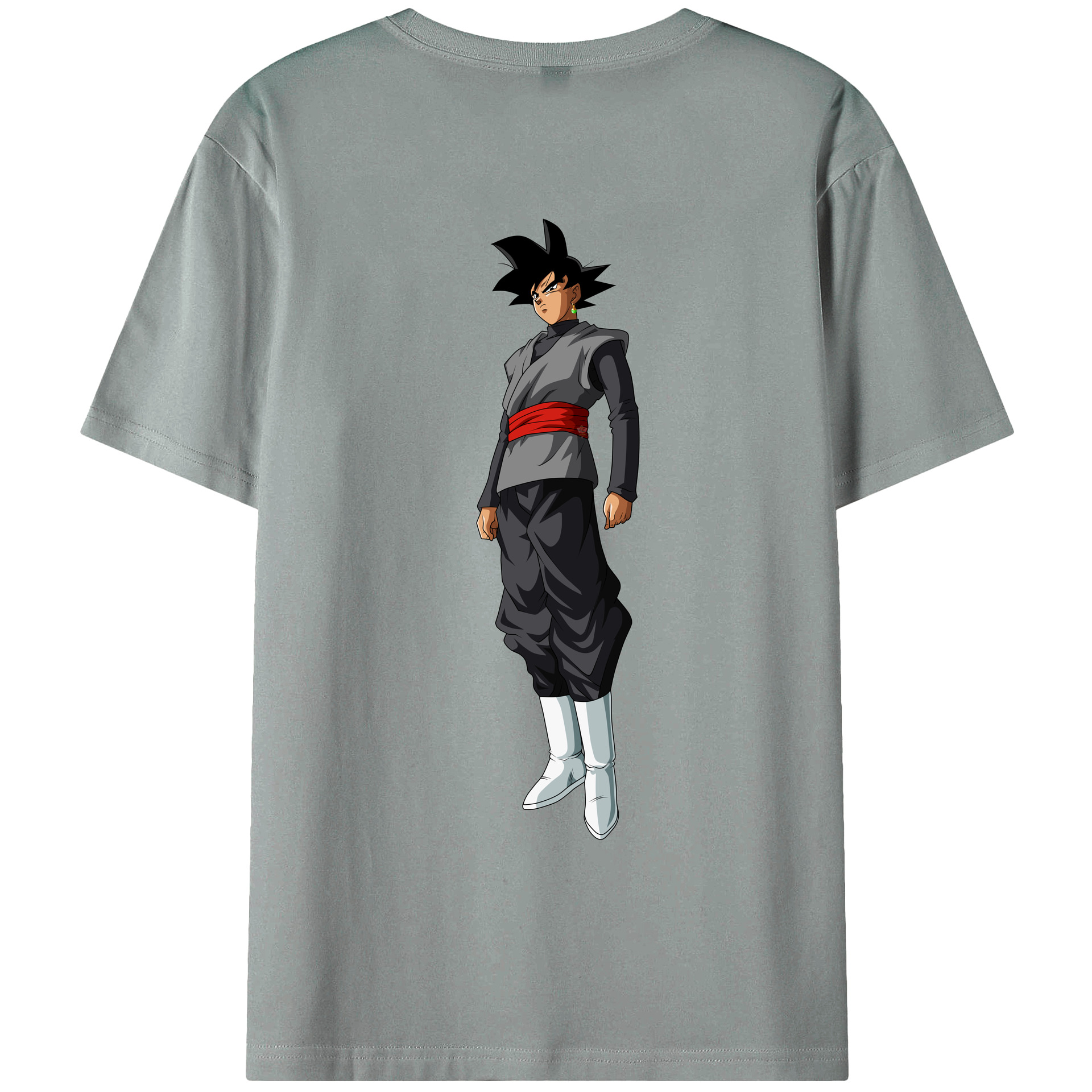（画像用） ドラゴンボール ベジータ四世（Bejīta Yonsei）DRAGON BALL Vegeta IV 綿100％ メンズ半袖Tシャツ（バックプリント） 通気性